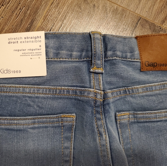 GAP Kids 1969 Thermolite Denim Stretch Pants Size 6 - Picture 3 of 9